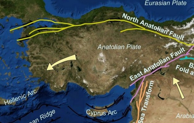 Ρήγμα της Ανατολίας: “Η θάλασσα σώζει το Αιγαίο από τους σεισμούς”