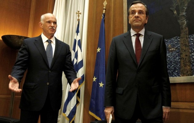 Μυστική συνάντηση Παπανδρέου – Σαμαρά