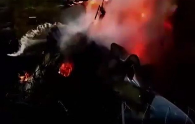 Δείτε το βίντεο με το ελικόπτερο που έριξαν οι Ρώσοι στο Σλοβιάντσκ