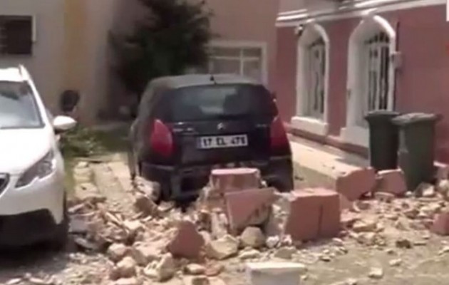 Ο σεισμός στην Λήμνο έσπειρε τον πανικό και στην Τουρκία (βίντεο)