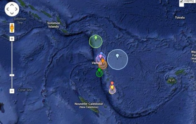 Ισχυρός σεισμός σε νησιά του Ειρηνικού