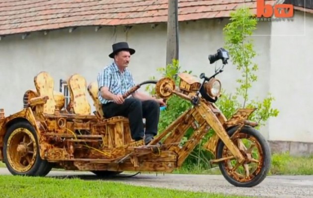 Θαυμάστε την μοναδική… ξύλινη τσόπερ στον κόσμο (βίντεο)