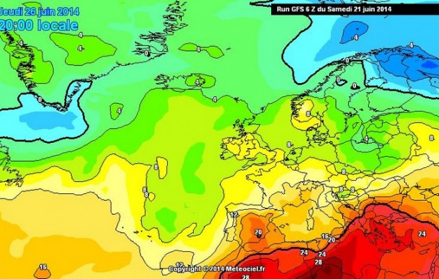 Έρχεται μίνι καύσωνας από την Πέμπτη – Στους 39 βαθμούς ο υδράργυρος