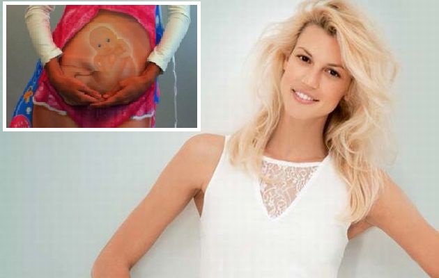 Η Βάσω Κολλιδά μας δείχνει τη φουσκωμένη κοιλίτσα της