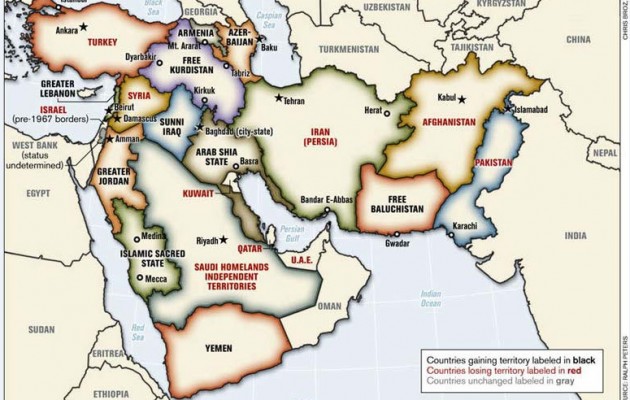 Χάρτης: Η διαμόρφωση της Μεσοποταμίας