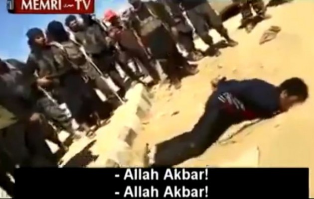 Βίντεο σοκ: Τζιχαντιστές της ISIS δολοφονούν κατοίκους στην Μοσούλη (βίντεο)