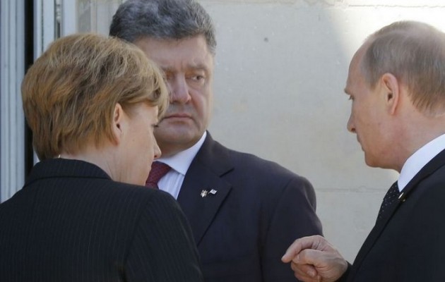 Πούτιν και Ποροσένκο  σε βηματισμό προσέγγισης