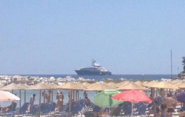 Ο Εμίρης του Κατάρ απολαμβάνει την Θάσο