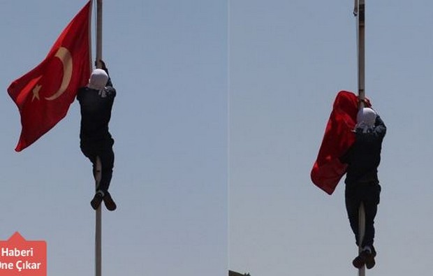 Τουρκία: Κούρδοι κατέβασαν την τουρκική σημαία από βάση της αεροπορίας