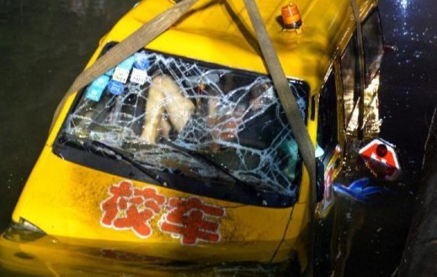 Νέα τραγωδία με σχολικό λεωφορείο στην  Κίνα, νεκρά 8 παιδάκια (εικόνες)