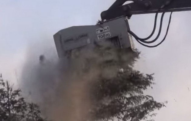 ΗΠΑ: Ο εξολοθρευτής των… δέντρων τα εξαφανίζει στο λεπτό (βίντεο)