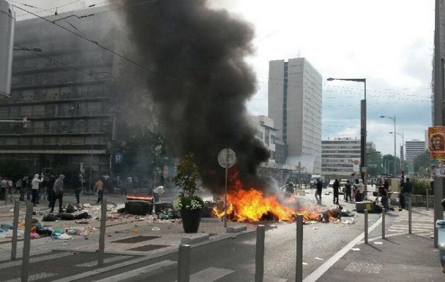 Τούρκοι σε επεισόδια στην Γαλλία κατά του Ισραήλ (βίντεο)