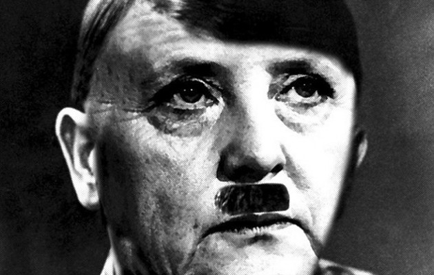 Οι ναζί του Κιέβου καταγγέλλουν την Μέρκελ και τον Πούτιν ως… ναζιστές (φωτογραφίες)