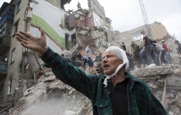 Οι Ουκρανοί βομβάρδισαν πολυκατοικίες – θύματα πολλά παιδιά!