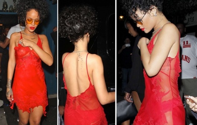 Για μια ακόμη φορά η Ριάνα εμφανίστηκε… διάφανη!