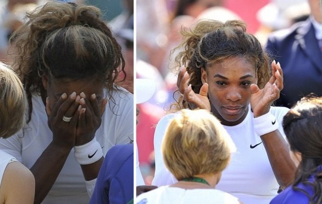 Πρωτοφανές! Η Σερένα Γουίλιαμς κατέρρευσε μέσα στο γήπεδο (βίντεο)