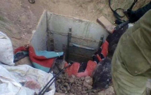 Ο Ισραηλινός στρατός δείχνει στο twitter τα τούνελ της Χαμάς