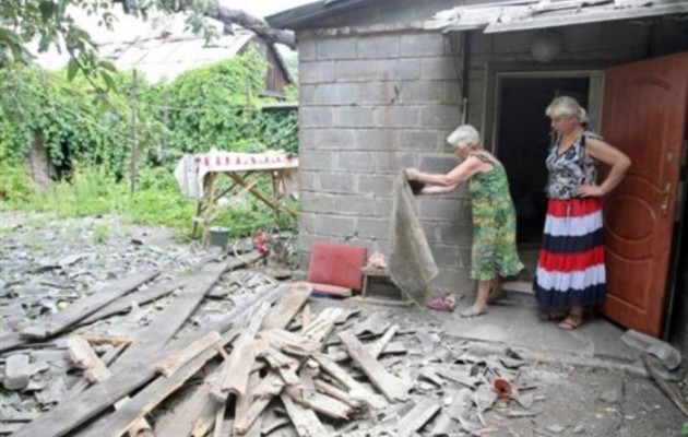 Αεροπορική επιδρομή στο Ντονέτσκ