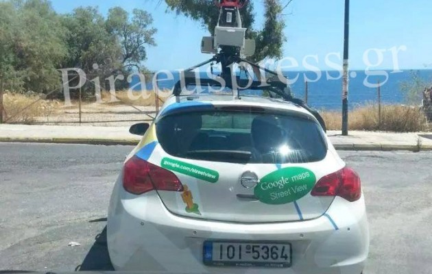 Το αυτοκίνητο της Google στον Πειραιά για τη Street View