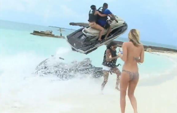 Μπαχάμες: Απίστευτο ατύχημα με τζετ σκι (βίντεο)