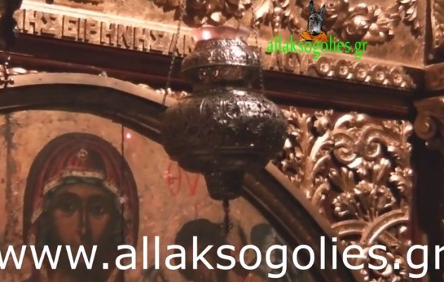 Ρόδος: Μυστήριο ή θαύμα με το καντήλι της Παναγιάς και μια μαυροφορεμένη (βίντεο)