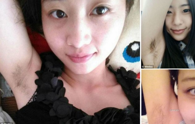 Νέα τρέλα στα social media: Κινέζες με αξύριστες μασχάλες