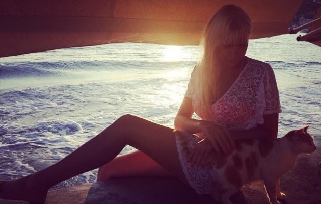 Η Μελίνα Τσέλιου για πρώτη φορά με το μαγιό της