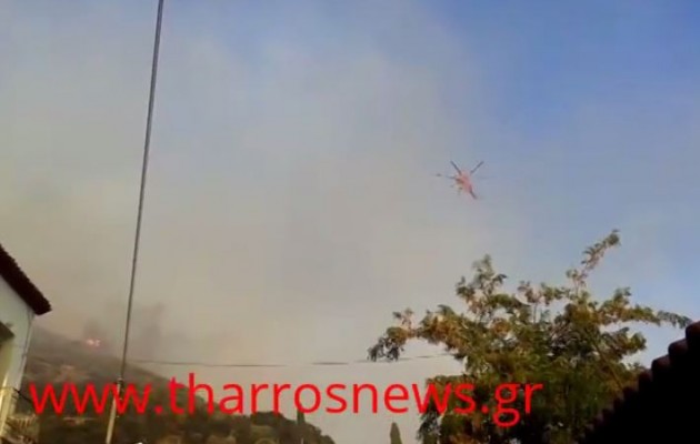 Εκκενώθηκαν 4 οικισμοί – Η φωτιά έφθασε στο μουσείο της Αρχαίας Μεσσήνης