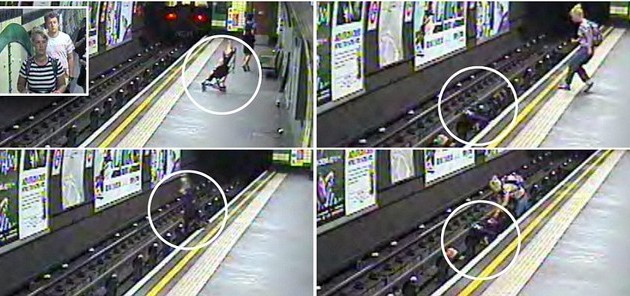 Μητέρα βουτάει στις ράγες του Μετρό για να σώσει το μωρό της