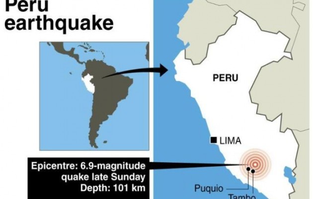 Ισχυρός σεισμός 6,9 Ρίχτερ στο Περού