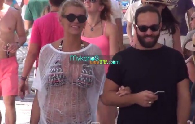 Το διχτυωτό της Σάσας Σταμάτη που έκανε εντύπωση στη Μύκονο