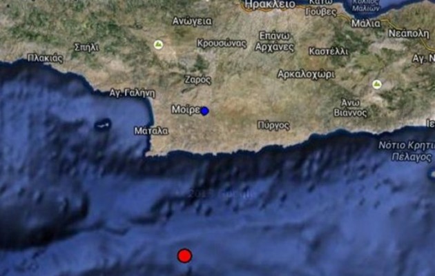 Σεισμός 4,6 Ρίχτερ στην Κρήτη