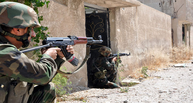 Κυνηγά τρομοκράτες ο στρατός της Συρίας