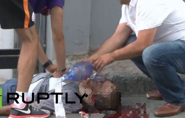 Κωνσταντινούπολη:  Σφήνωσε το κεφάλι του σε κυλιόμενη πόρτα (βίντεο)