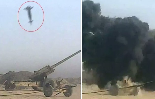 ΒΙΝΤΕΟ: Αμερικανική βόμβα χτυπά κανόνι του Ισλαμικού Κράτους