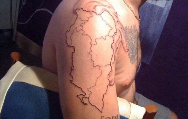 Ο Αλβανοί εθνικιστές κατέλαβαν τη… μισή Ελλάδα (φωτογραφίες)