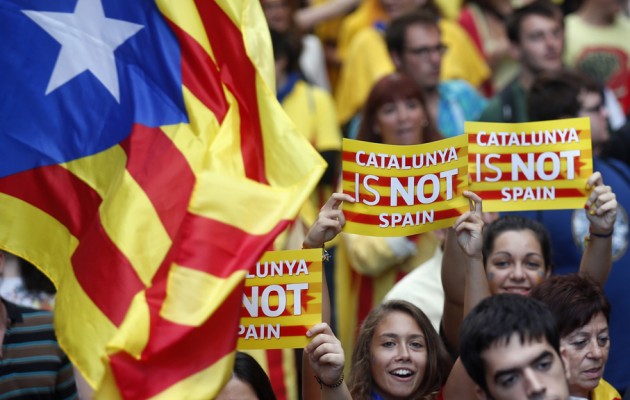 Οι Καταλανοί θέλουν δημοψήφισμα ανεξαρτησίας από την Ισπανία