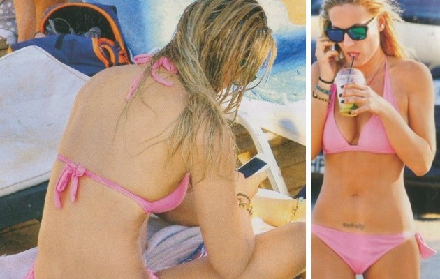 Ελεονώρα Μελέτη: Για μπάνιο με ένα… τοσοδούλι ροζ μπικίνι