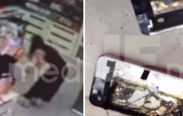 ΒΙΝΤΕΟ: iPhone 4 “έσκασε” στα χέρια 25χρονης στη Ρόδο