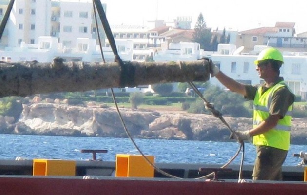 Οθωμανικό κανόνι ανασύρθηκε από ναυάγιο στην Κύπρο