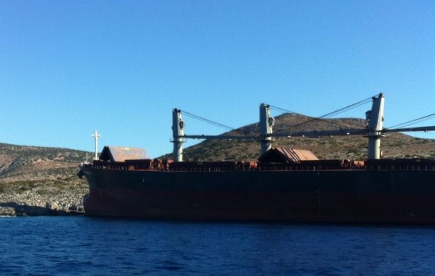 Αστυπάλαια: Τουρκικό πλοίο βγήκε στη στεριά