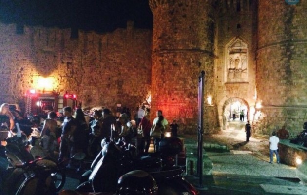 Έκρηξη στη μεσαιωνική πόλη της Ρόδου