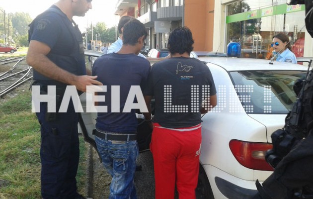 Πετροπόλεμος και προσαγωγές στον Πύργο (φωτογραφίες)