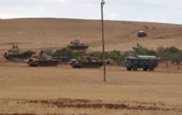 Τουρκικά τανκς έτοιμα να εισβάλουν στη Συρία – φωτογραφίες