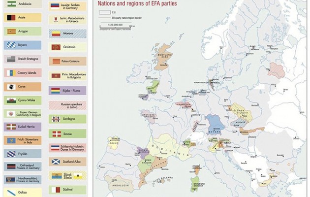 Χάρτης των New York Times «βλέπει»… αυτονομιστικό κίνημα στη Μακεδονία