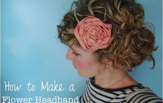 Πώς να φτιάξεις ένα υφασμάτινο λουλούδι για τα μαλλιά