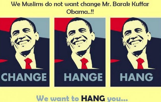 “Άπιστε Ομπάμα θα σε κρεμάσουμε”