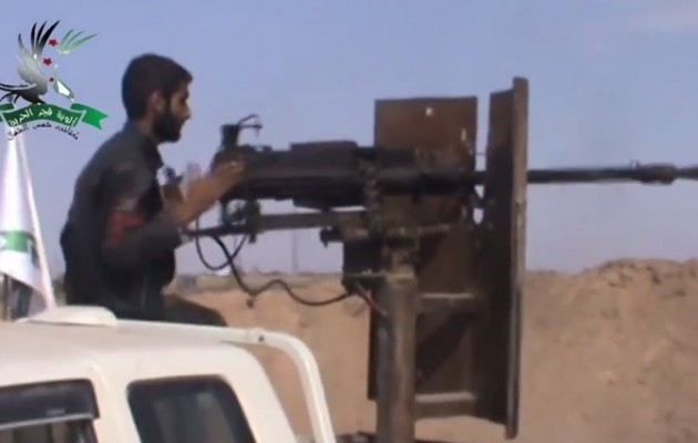 Σύροι του FSA σφυροκοπούν το Ισλαμικό Κράτος έξω από την Κομπάνι (βίντεο)