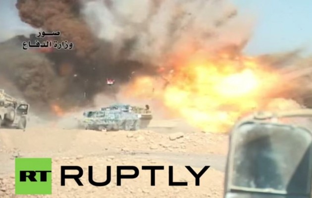 Απίστευτη έκρηξη – Τινάζουν τους τζιχαντιστές στον αέρα (βίντεο)