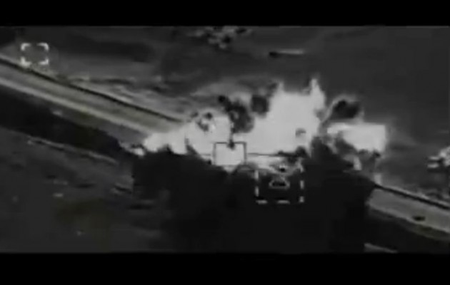 Κομπάνι: Αυτοκίνητο τζιχαντιστών… διαλύεται (βίντεο)